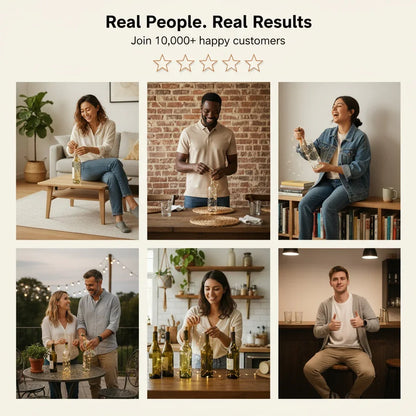 "Led Wire String Wine Bottle Lights – Decorative & Energy Efficient